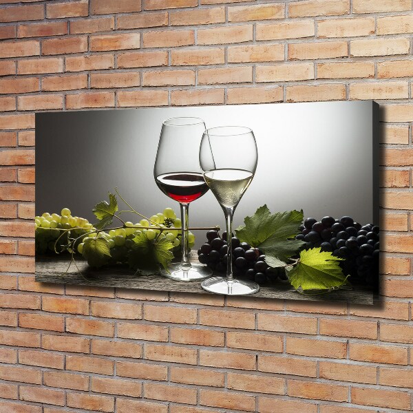 Foto quadro su tela Vino e uva