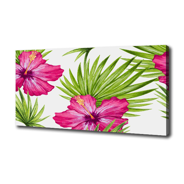 Quadro stampa su tela Fiori hawaiani