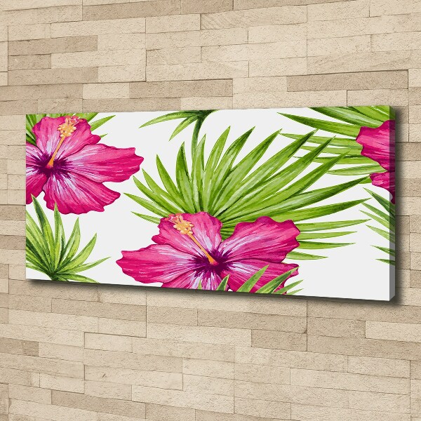 Quadro stampa su tela Fiori hawaiani