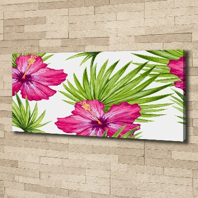 Quadro stampa su tela Fiori hawaiani