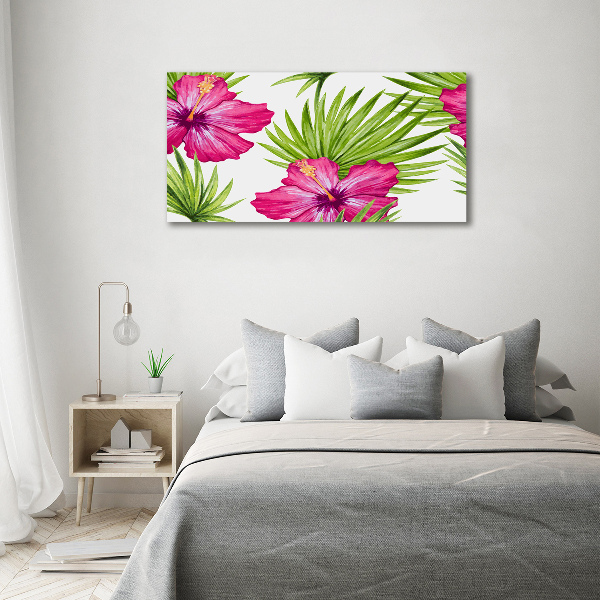 Quadro stampa su tela Fiori hawaiani