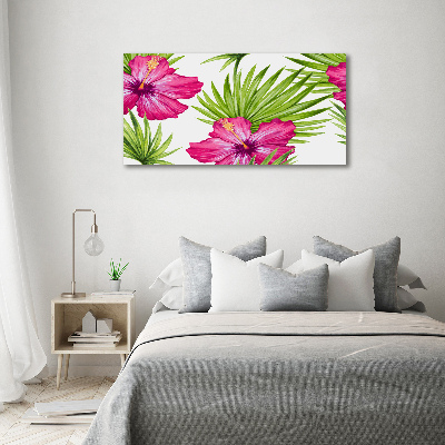 Quadro stampa su tela Fiori hawaiani