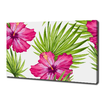 Quadro stampa su tela Fiori hawaiani