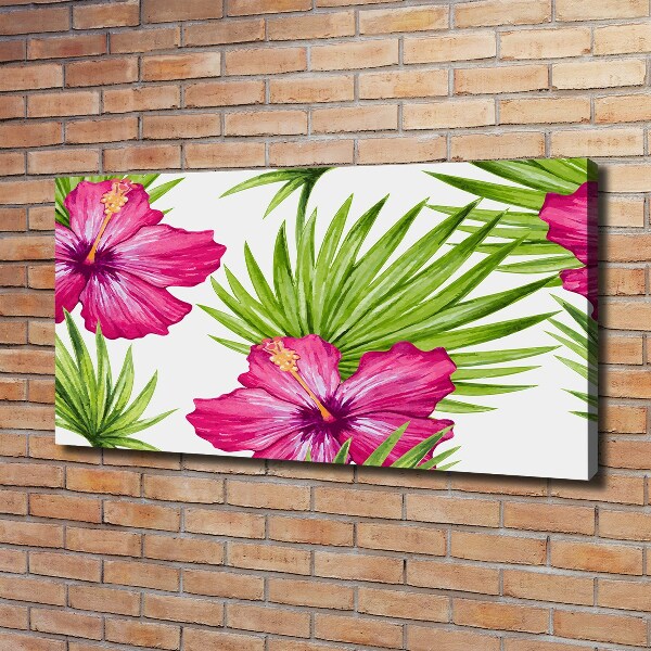 Quadro stampa su tela Fiori hawaiani
