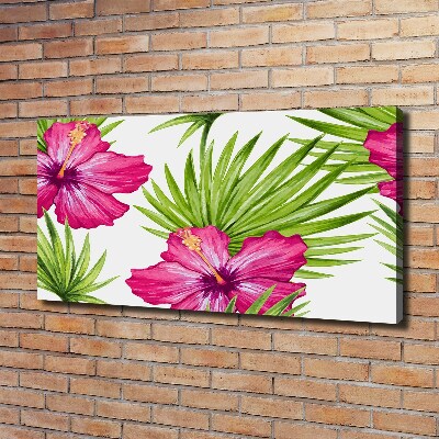 Quadro stampa su tela Fiori hawaiani
