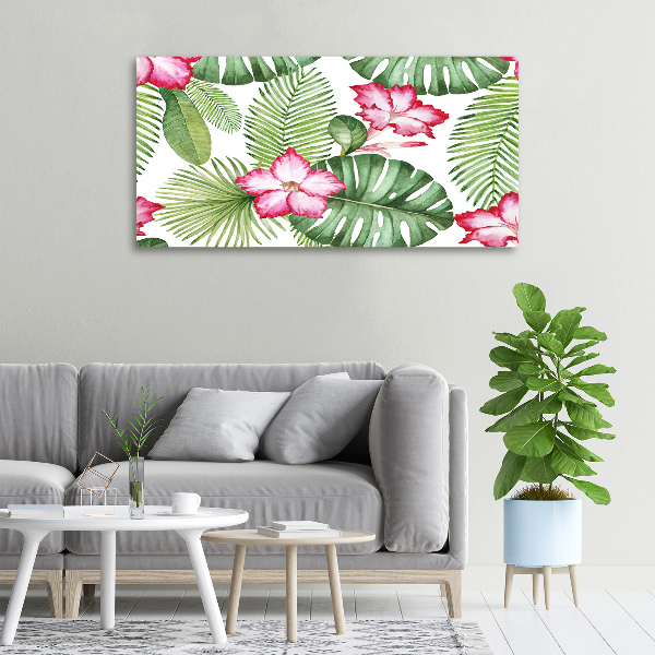 Quadro su tela Fiori tropicali