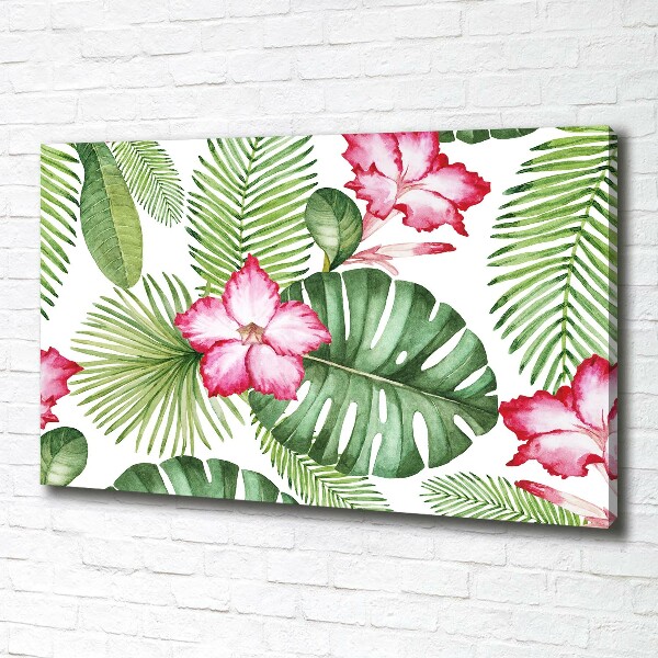 Quadro su tela Fiori tropicali