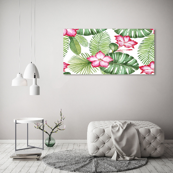 Quadro su tela Fiori tropicali