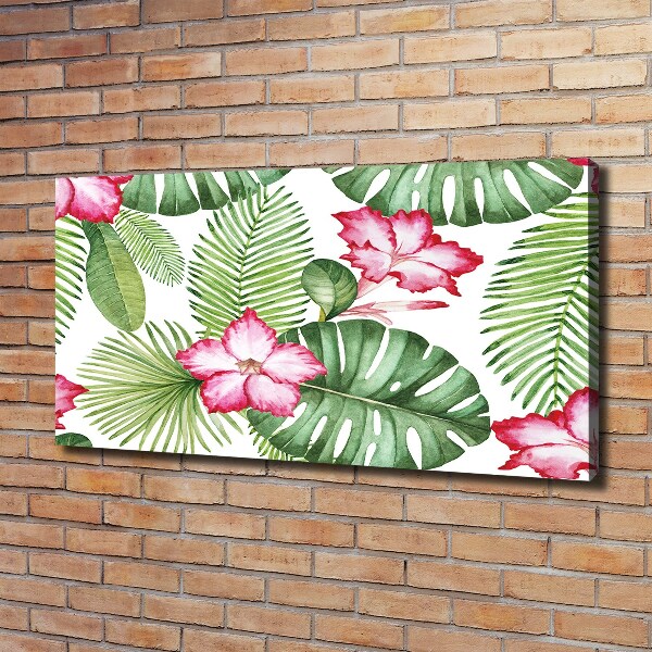 Quadro su tela Fiori tropicali