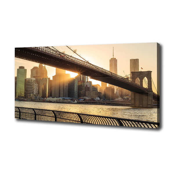 Foto quadro su tela Ponte di Brooklyn
