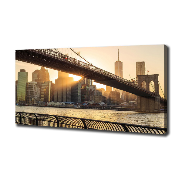 Foto quadro su tela Ponte di Brooklyn