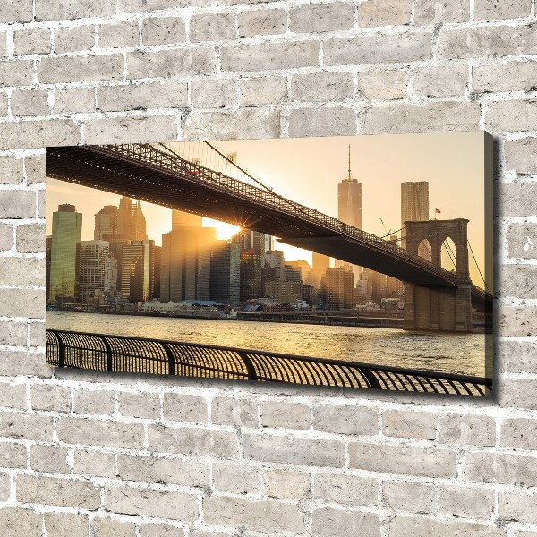 Foto quadro su tela Ponte di Brooklyn