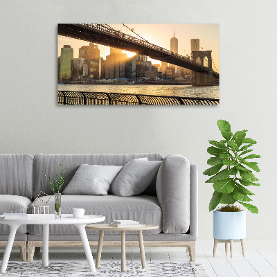 Foto quadro su tela Ponte di Brooklyn