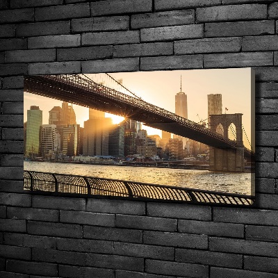 Foto quadro su tela Ponte di Brooklyn