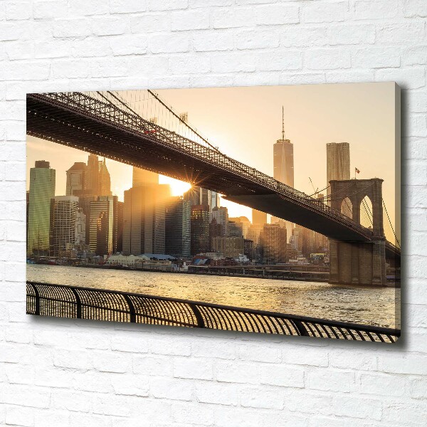 Foto quadro su tela Ponte di Brooklyn