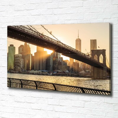 Foto quadro su tela Ponte di Brooklyn