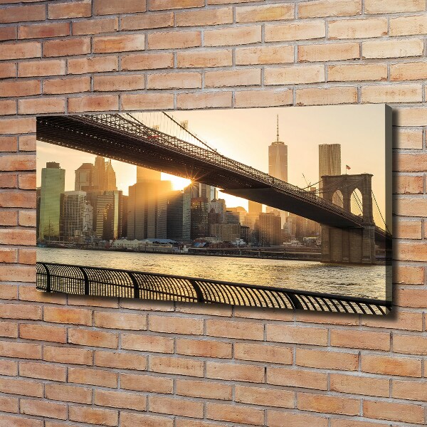 Foto quadro su tela Ponte di Brooklyn
