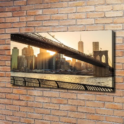 Foto quadro su tela Ponte di Brooklyn