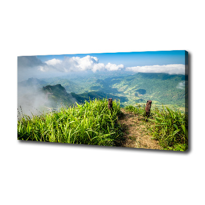 Quadro stampa su tela Sentiero verso la cima