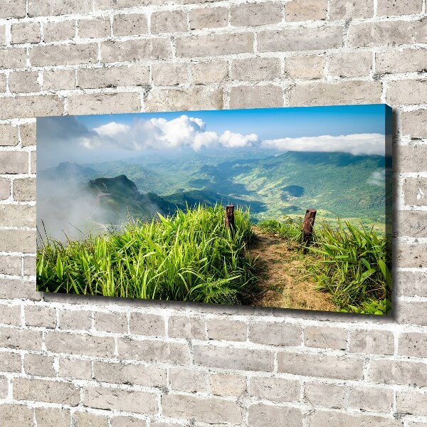 Quadro stampa su tela Sentiero verso la cima