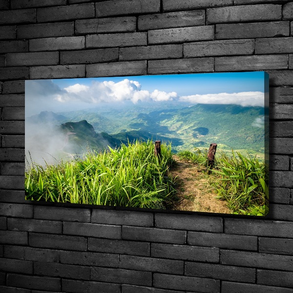 Quadro stampa su tela Sentiero verso la cima