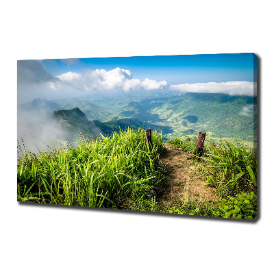 Quadro stampa su tela Sentiero verso la cima