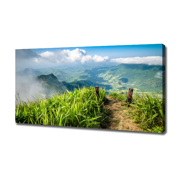 Quadro stampa su tela Sentiero verso la cima