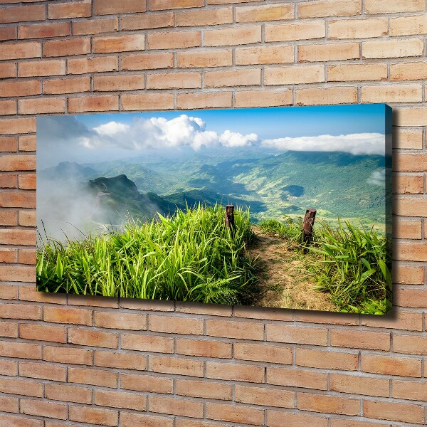 Quadro stampa su tela Sentiero verso la cima