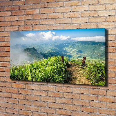 Quadro stampa su tela Sentiero verso la cima