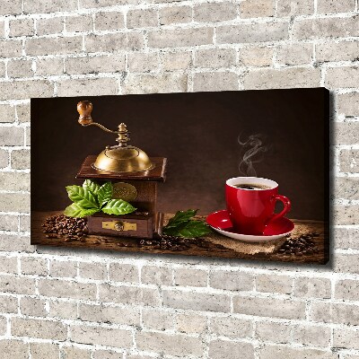 Foto quadro su tela Caffè e macinacaffè