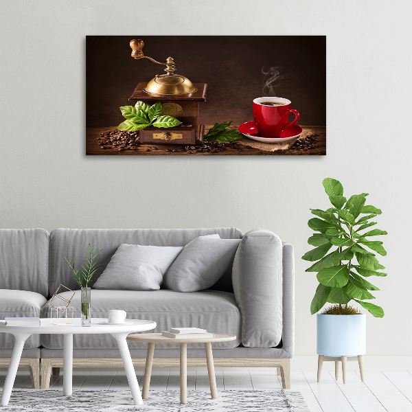 Foto quadro su tela Caffè e macinacaffè