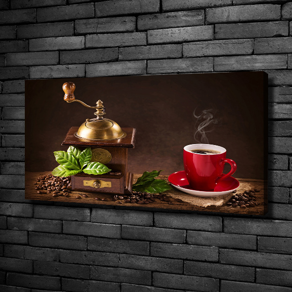 Foto quadro su tela Caffè e macinacaffè