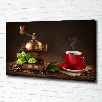 Foto quadro su tela Caffè e macinacaffè