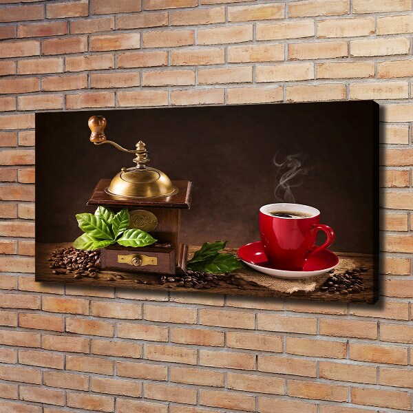 Foto quadro su tela Caffè e macinacaffè