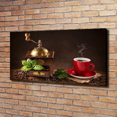 Foto quadro su tela Caffè e macinacaffè