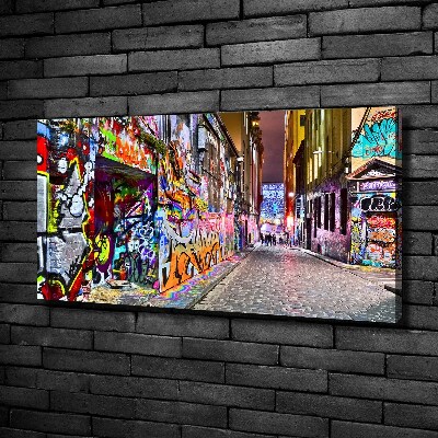 Foto quadro su tela Graffiti colorati