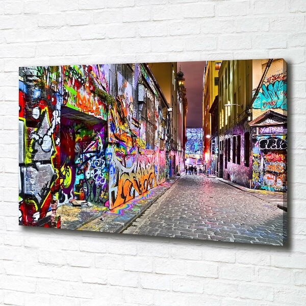 Foto quadro su tela Graffiti colorati