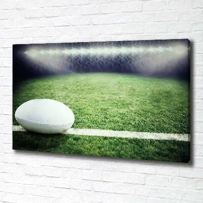 Quadro stampa su tela Palla da rugby