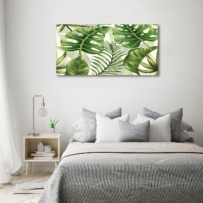Foto quadro su tela Foglie tropicali