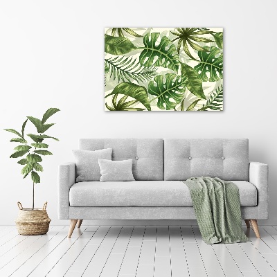 Foto quadro su tela Foglie tropicali