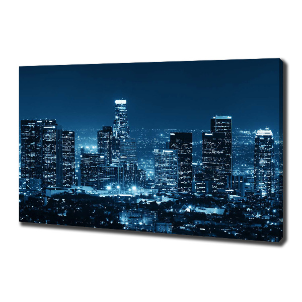 Quadro stampa su tela Los Angeles di notte