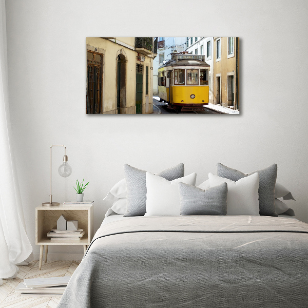Quadro stampa su tela Tram da Lisbona