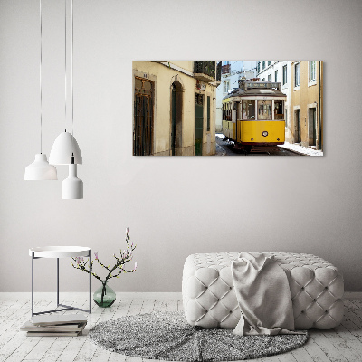 Quadro stampa su tela Tram da Lisbona