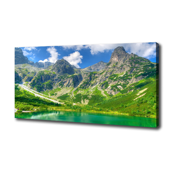 Quadro su tela Lago tra le montagne