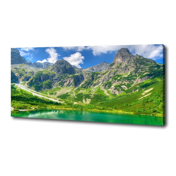Quadro su tela Lago tra le montagne