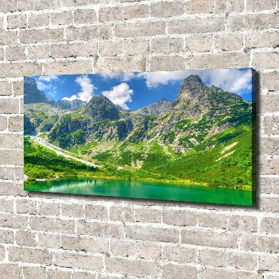 Quadro su tela Lago tra le montagne
