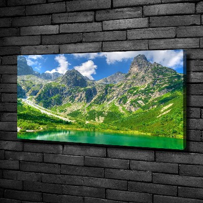 Quadro su tela Lago tra le montagne