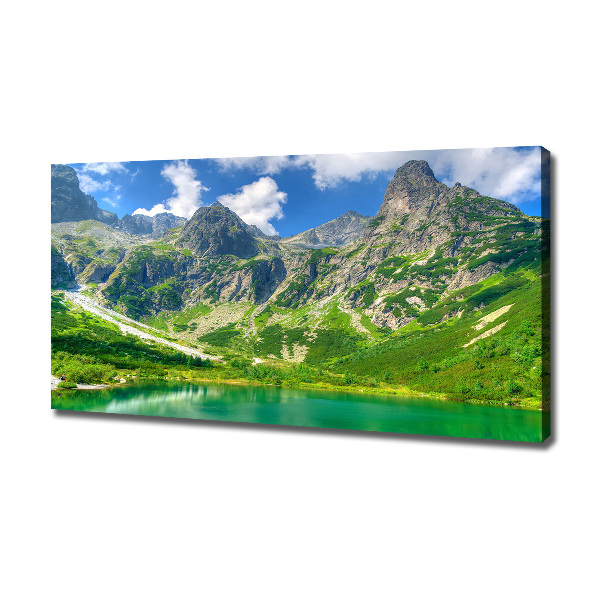 Quadro su tela Lago tra le montagne