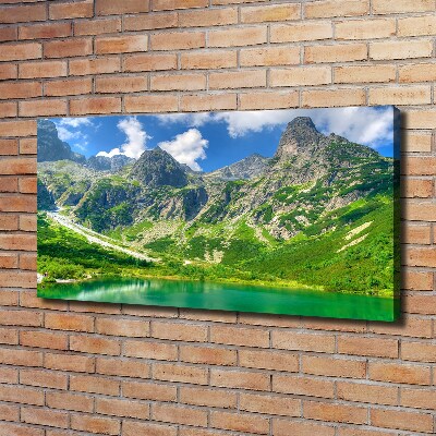 Quadro su tela Lago tra le montagne