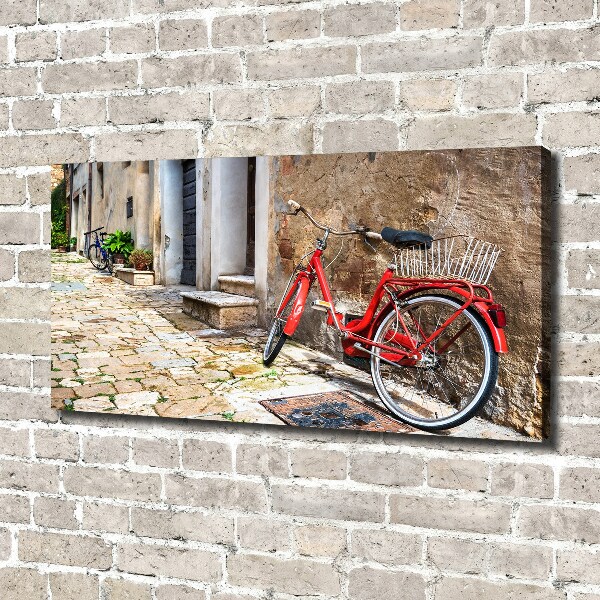 Quadro su tela Bicicletta rossa